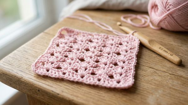 How to Crochet the V-Stitch (Easy Lacy Stitch) — MrsCrochetWorld