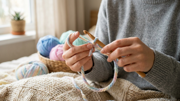 How to Make a Slip Knot for Crochet — Step-by-Step — MrsCrochetWorld