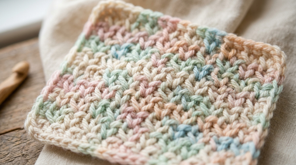 How to Crochet the Moss Stitch (Linen / Granite Stitch) — MrsCrochetWorld