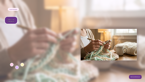 crochet for stress relief by MrsCrochetWorld