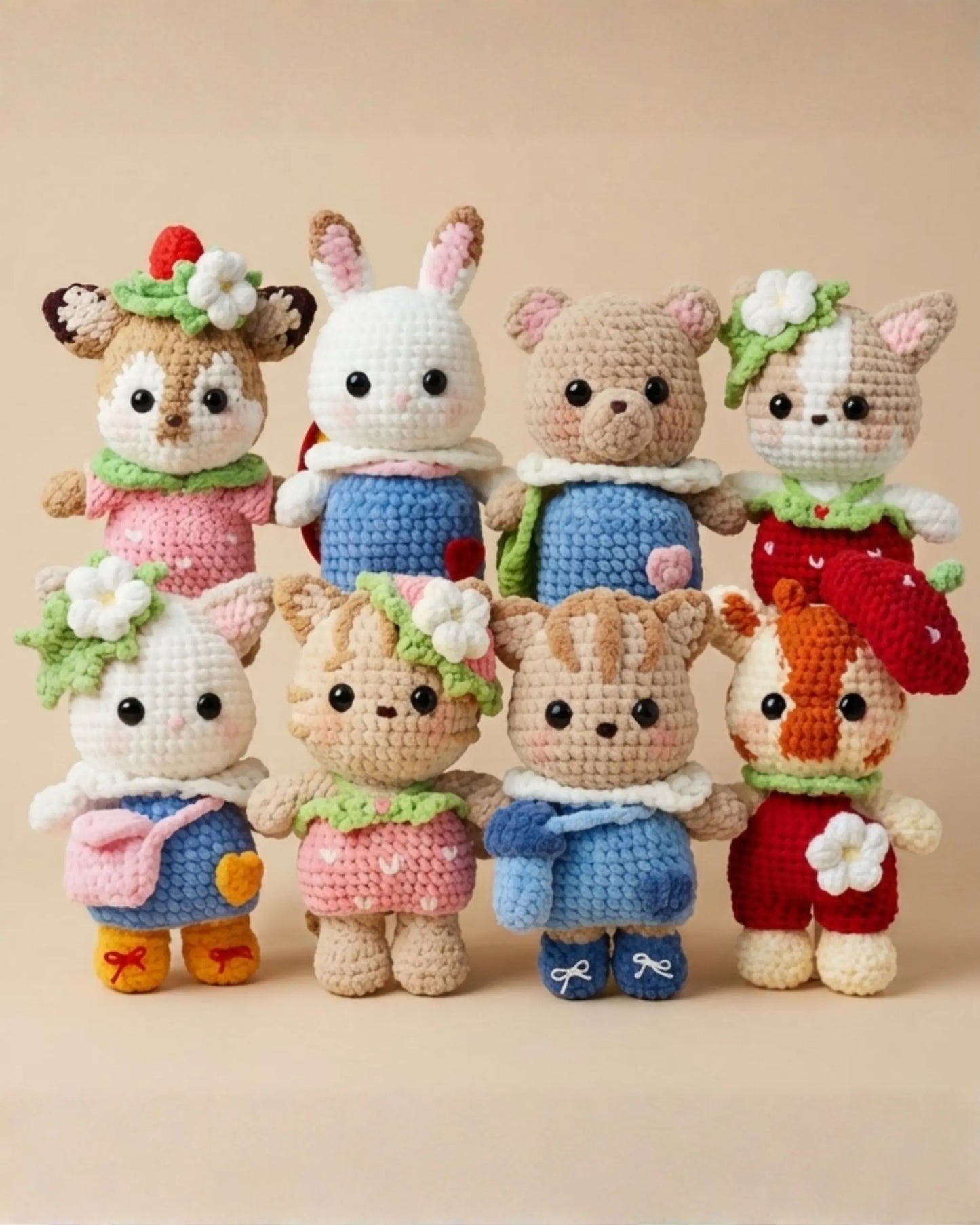 woodland crochet amigurumi page 10 — animal pattern PDF MrsCrochetWorld