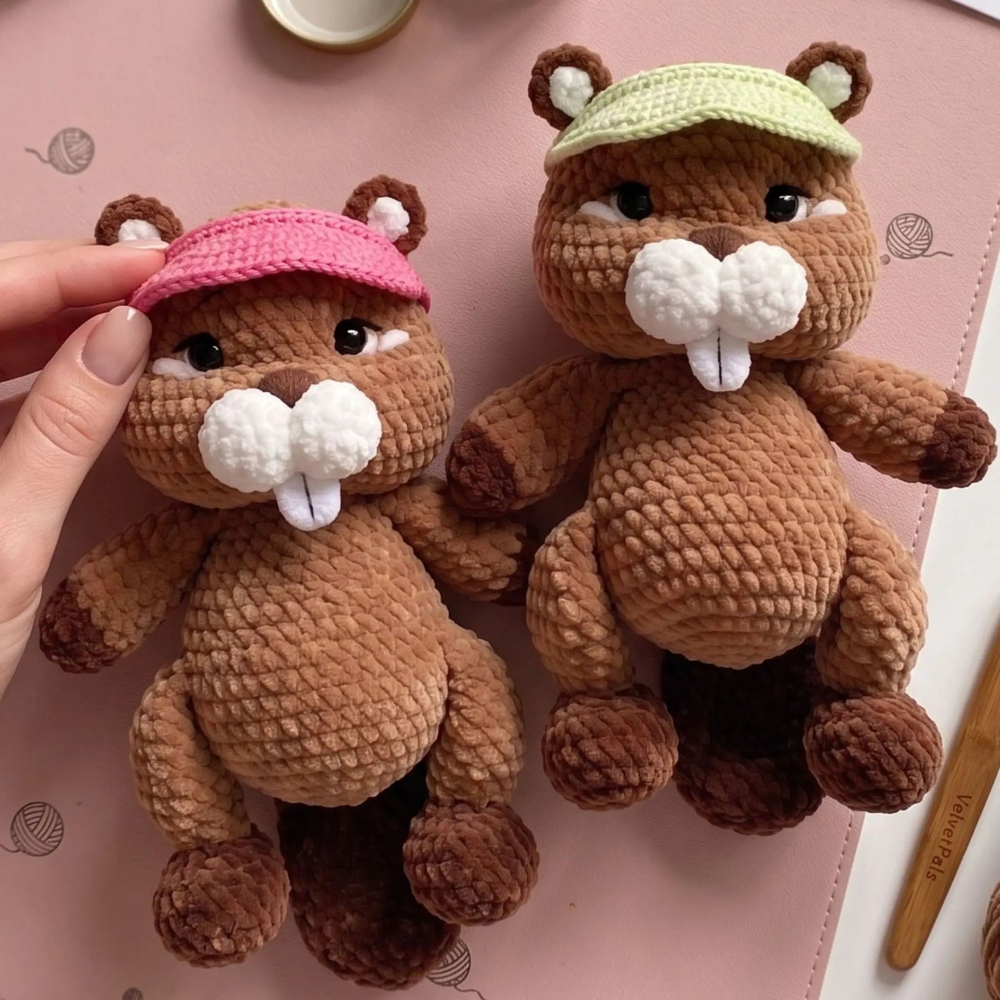 Beaver Crochet Pattern PDF, Cute Beaver Amigurumi Pattern