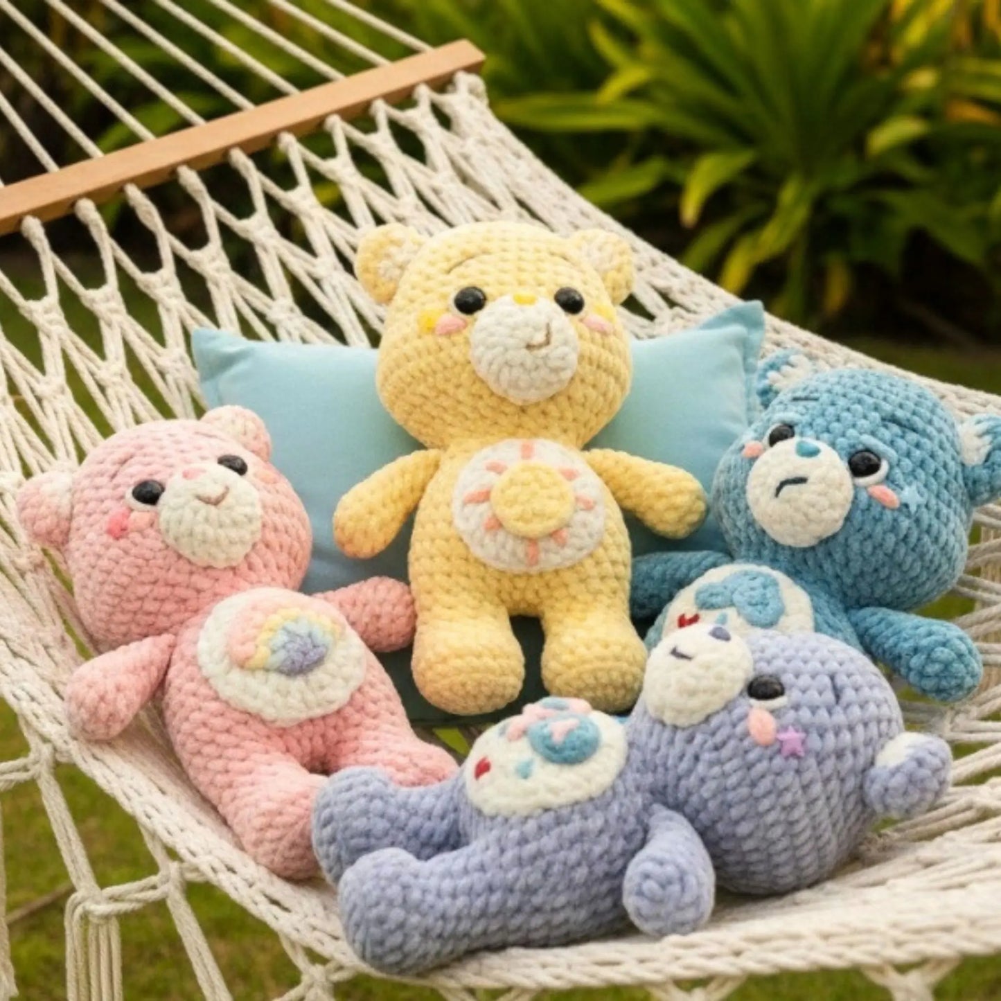 Care Bears Crochet Pattern — 4in1 Amigurumi Bundle PDF