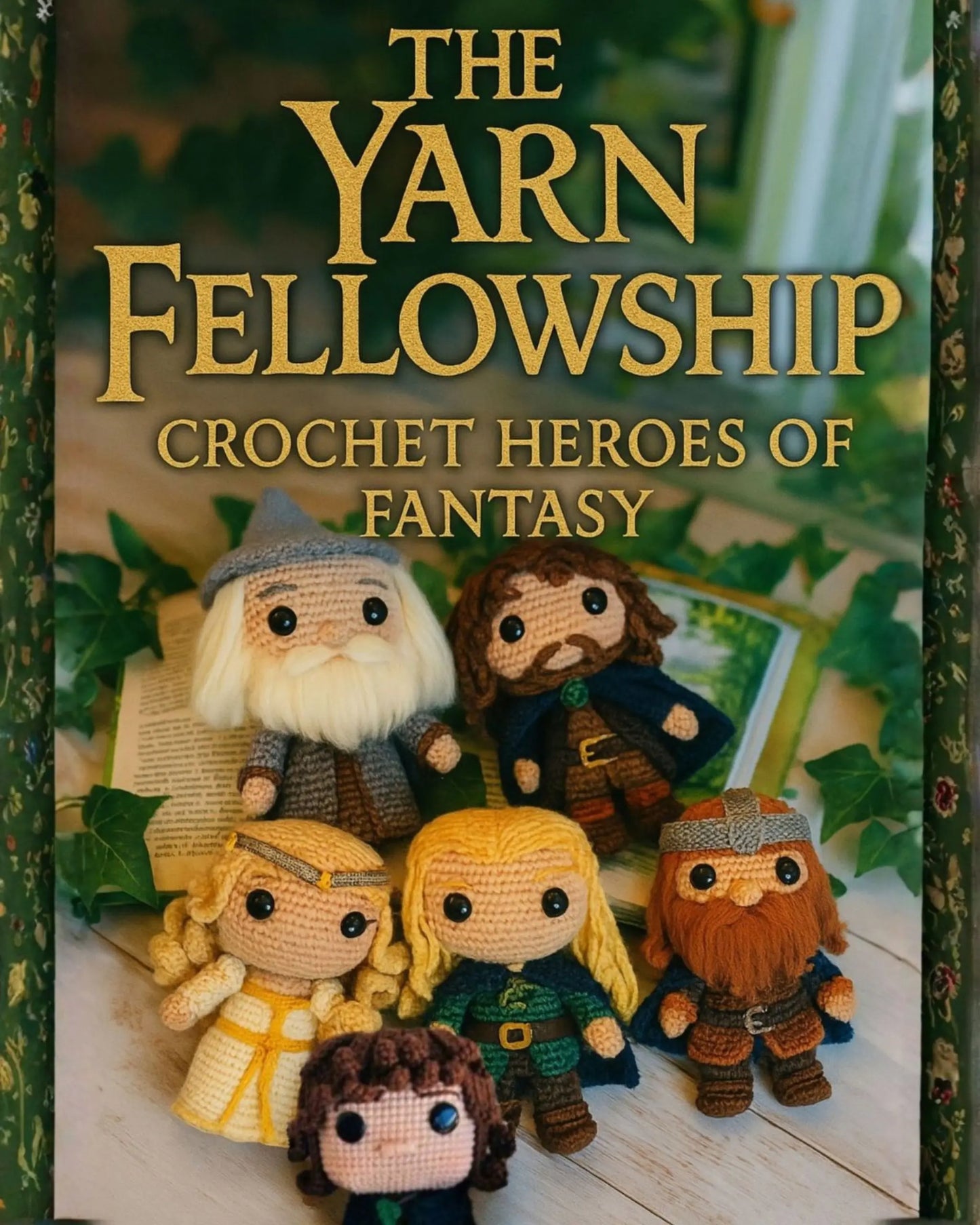 Fantasy Crochet Heroes — 6 Amigurumi Pattern Book