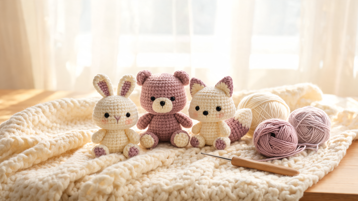 No-sew amigurumi plushies with yarn and crochet hook by MrsCrochetWorld