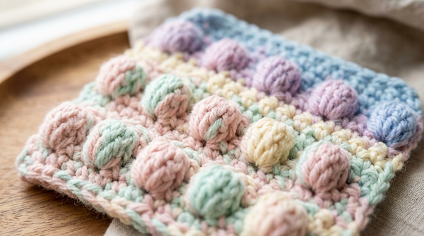 How to Crochet the Popcorn Stitch (Bold 3D Texture) — MrsCrochetWorld