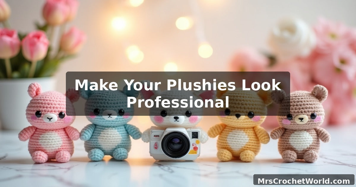 How to photograph amigurumi plushies - MrsCrochetWorld