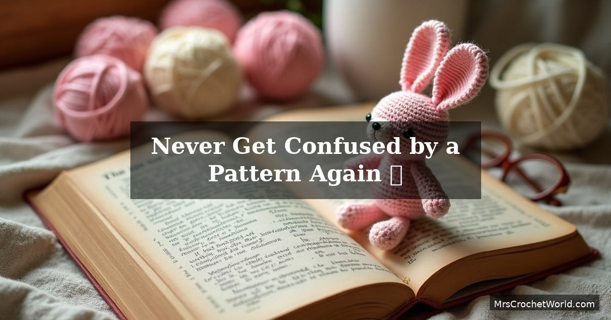 How to Read a Crochet Pattern - MrsCrochetWorld