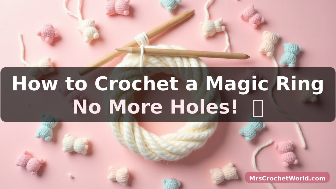 How to crochet a magic ring step-by-step tutorial featured image