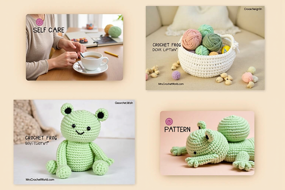 Crochet Frog Pattern by MrsCrochetWorld