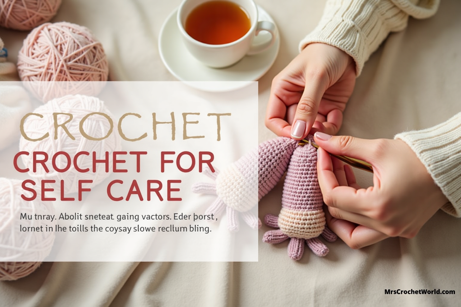 Crochet for Self Care by MrsCrochetWorld