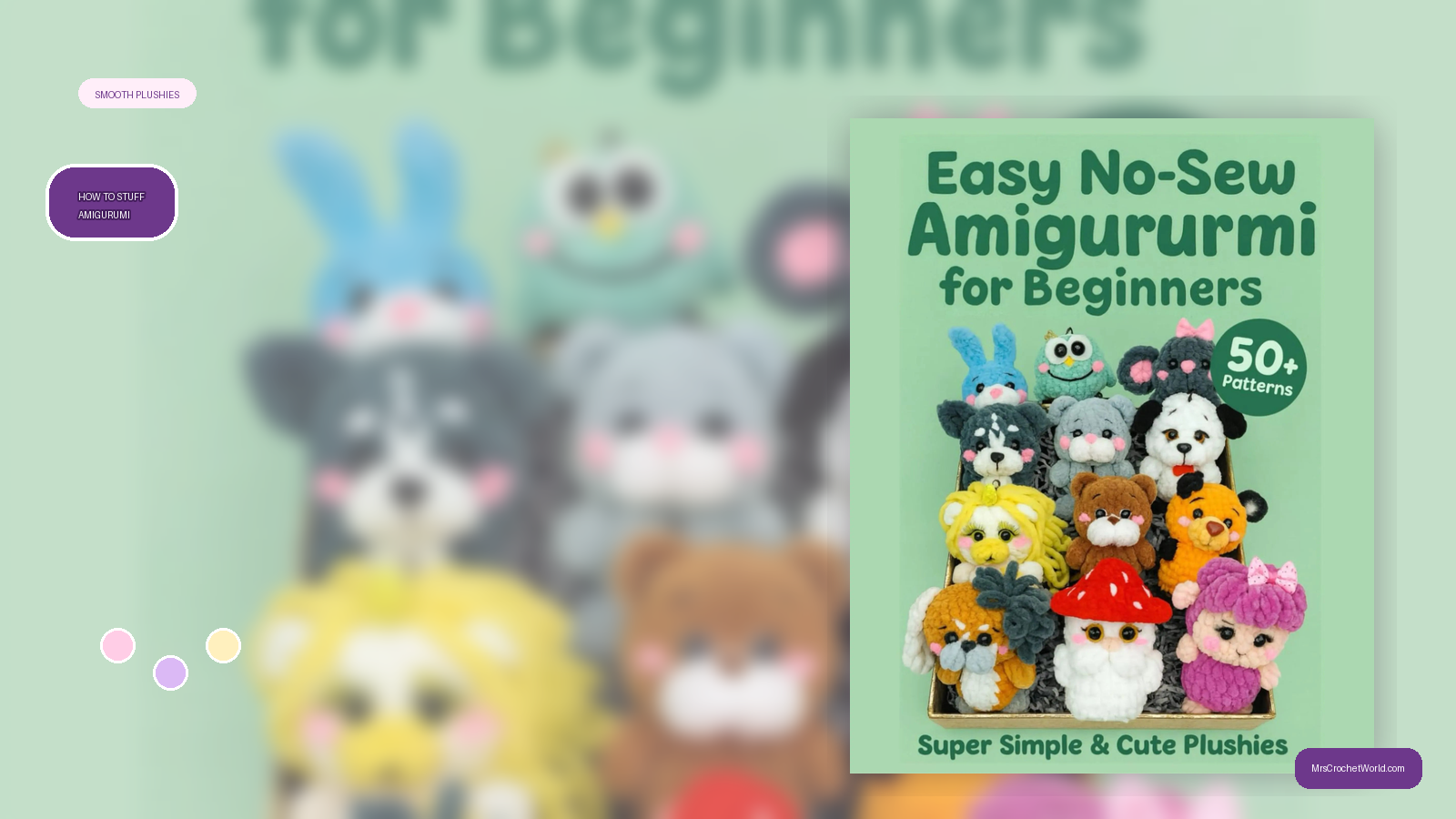 How to stuff amigurumi guide by MrsCrochetWorld