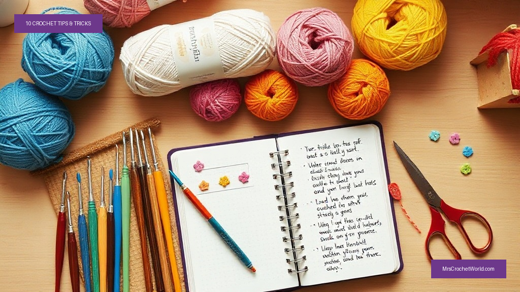 10 Crochet Tips and Tricks by MrsCrochetWorld