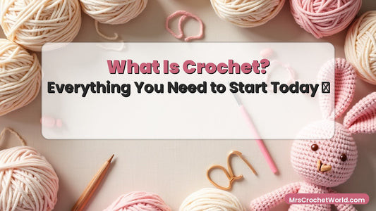 What is crochet beginners guide cozy yarn and hook flat lay