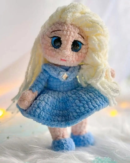 princess doll crochet pattern page 10 — amigurumi PDF MrsCrochetWorld