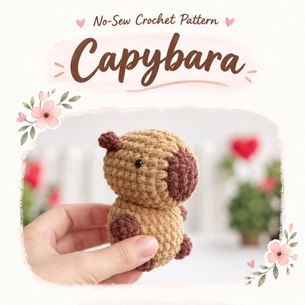 Capybara Amigurumi Crochet Pattern - Cuddly Animals Bundle by MrsCrochetWorld