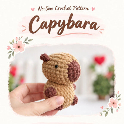 Capybara Amigurumi Crochet Pattern - Cuddly Animals Bundle by MrsCrochetWorld