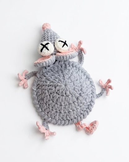 crochet coaster book page 15 — cute animal designs PDF