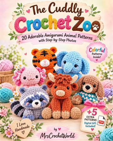The Cuddly Crochet Zoo – Crochet Pattern Book
