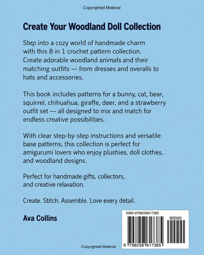 woodland animal amigurumi crochet page 1 — 8 designs PDF MrsCrochetWorld