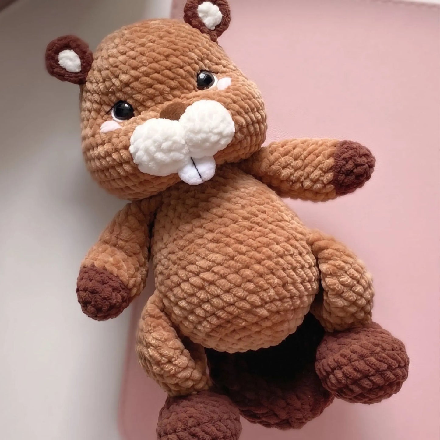 Beaver Crochet Pattern PDF, Cute Beaver Amigurumi Pattern