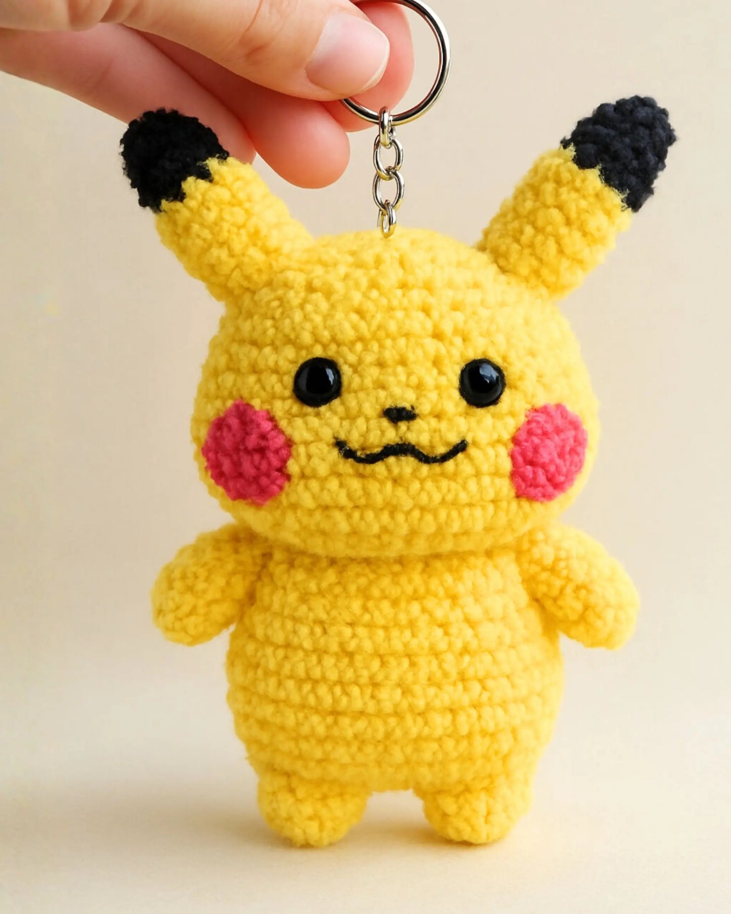 tiny amigurumi crochet pattern page 2 — beginner keychain PDF