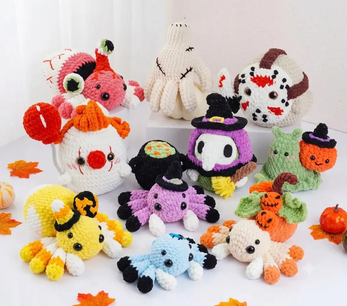 Creepy Cute Amigurumi PDF Halloween crochet patterns by MrsCrochetWorld