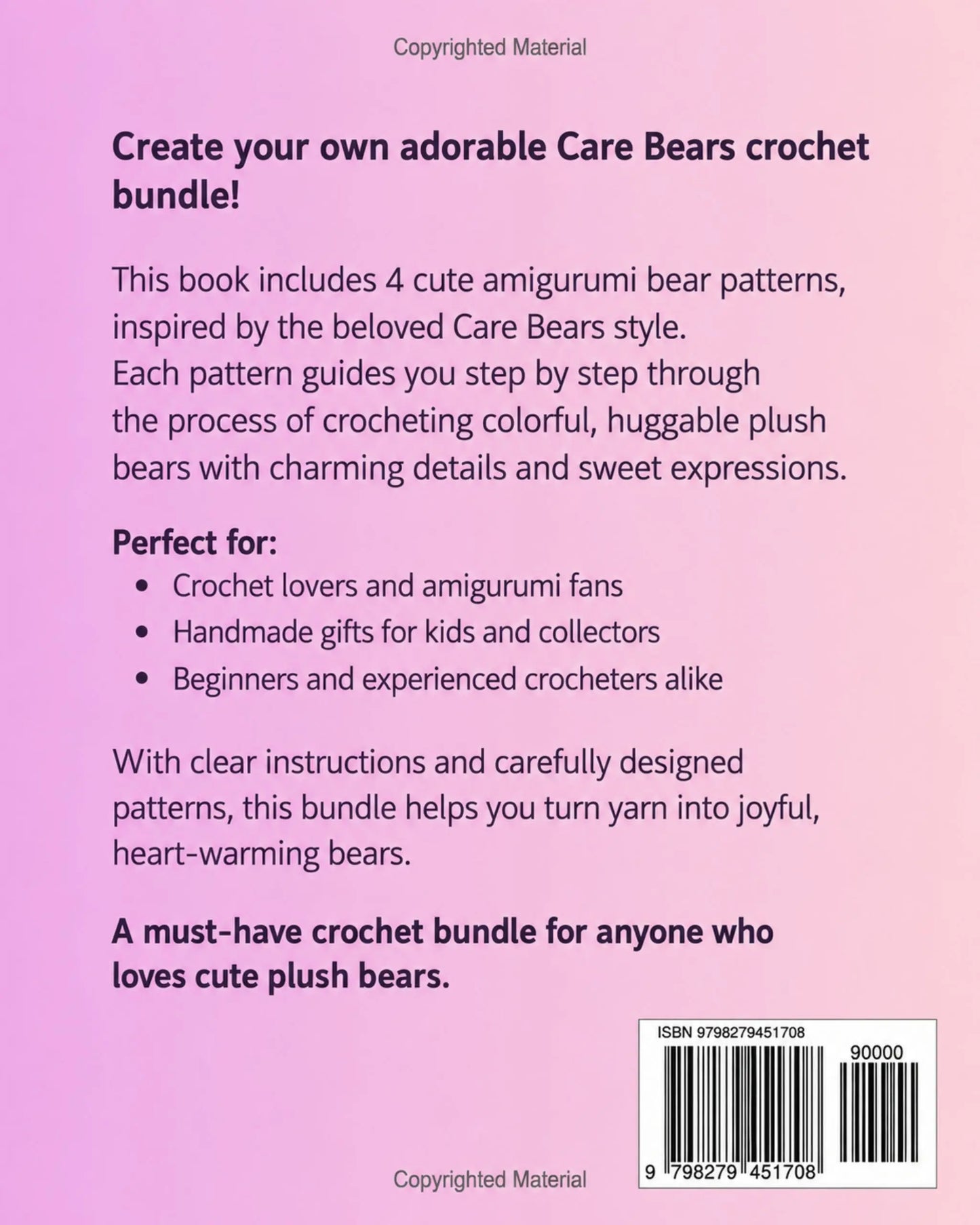 Care Bears crochet pattern book interior page 2 — amigurumi PDF MrsCrochetWorld
