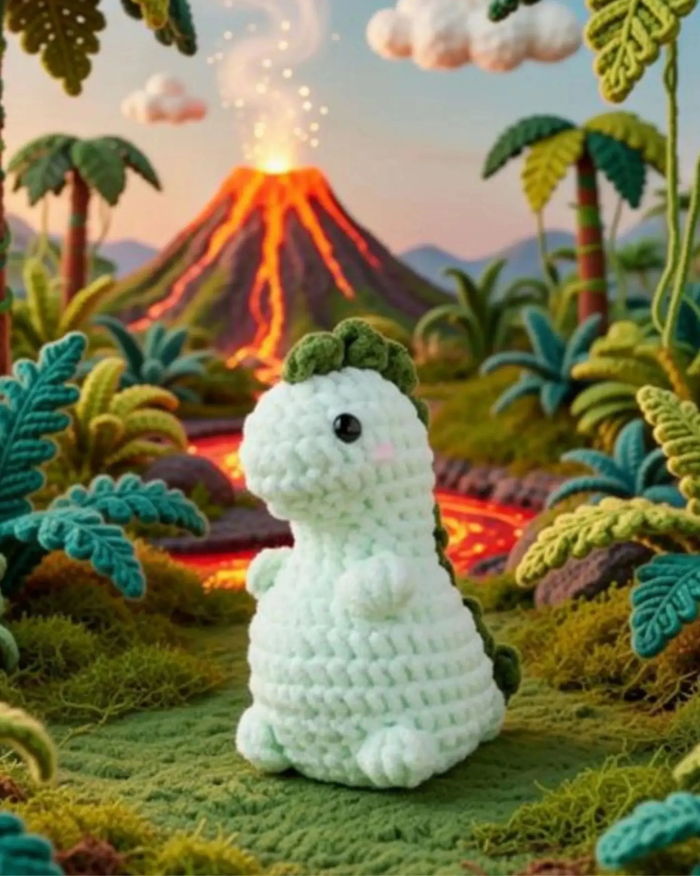 dinosaur crochet pattern page 2 — cute amigurumi PDF MrsCrochetWorld
