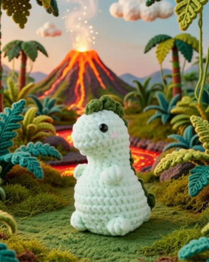 dinosaur crochet pattern page 2 — cute amigurumi PDF MrsCrochetWorld