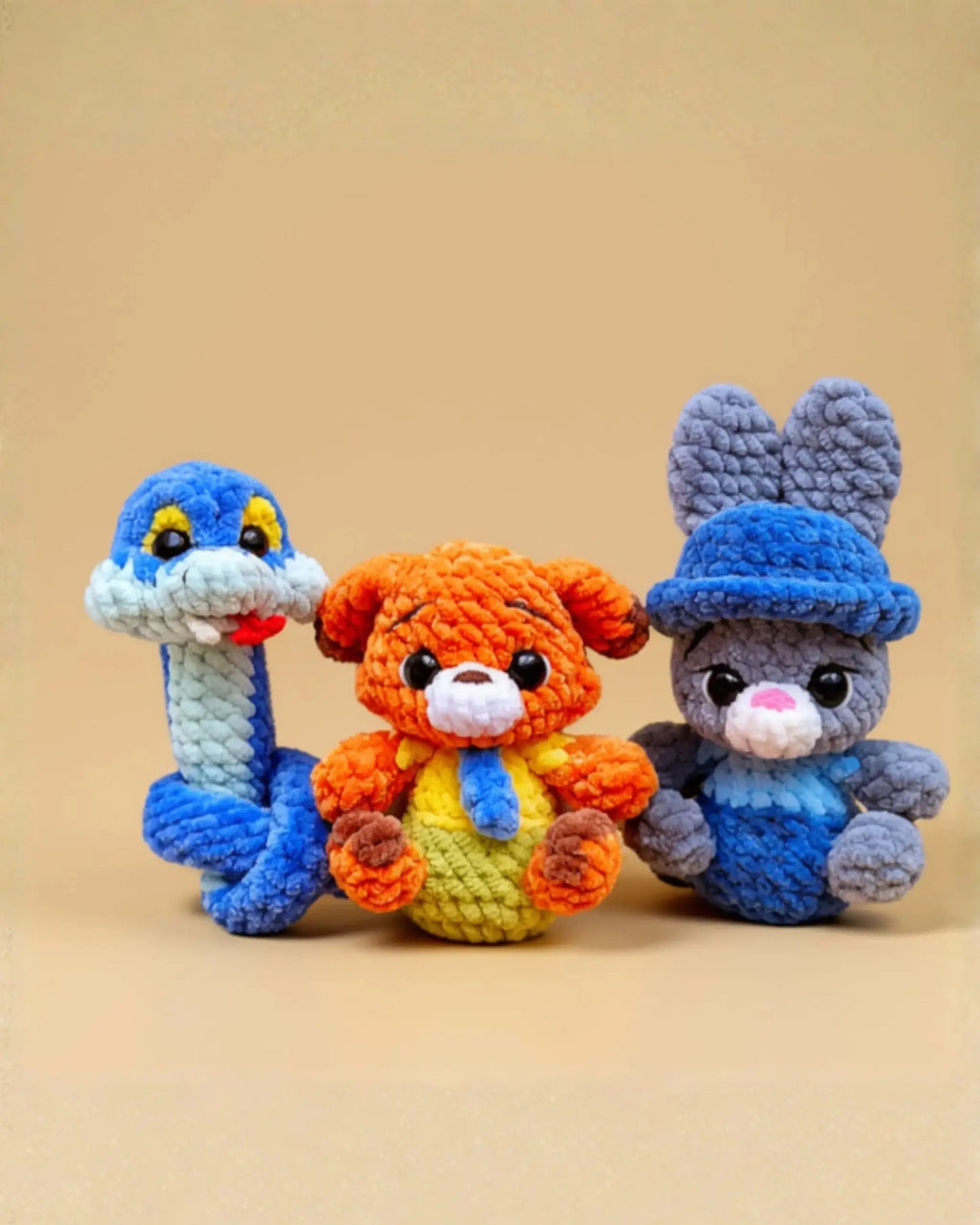 Animal town crochet amigurumi page 2 — pattern PDF MrsCrochetWorld