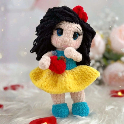 12-in-1 Princess Crochet Doll Pattern Bundle — PDF Download crochet pattern PDF by MrsCrochetWorld