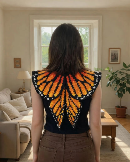 butterfly crochet cardigan pattern page 3 — amigurumi PDF MrsCrochetWorld