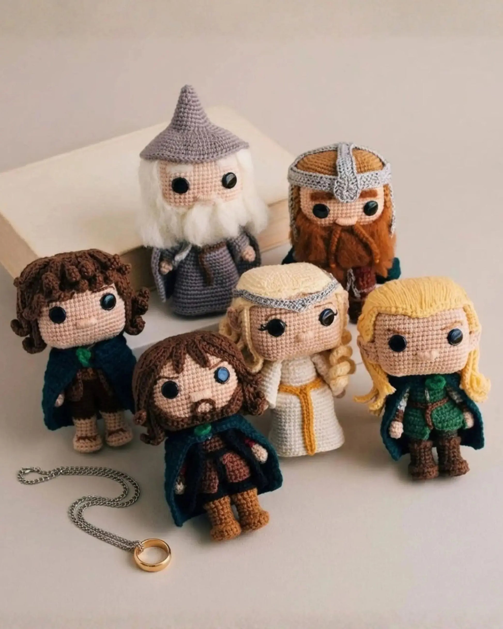 fantasy hero amigurumi crochet page 3 — pattern tutorial PDF