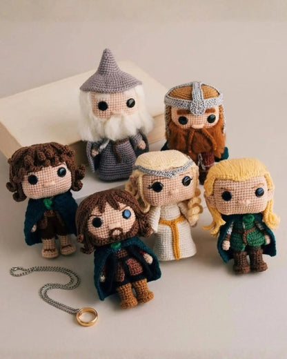 fantasy hero amigurumi crochet page 3 — pattern tutorial PDF