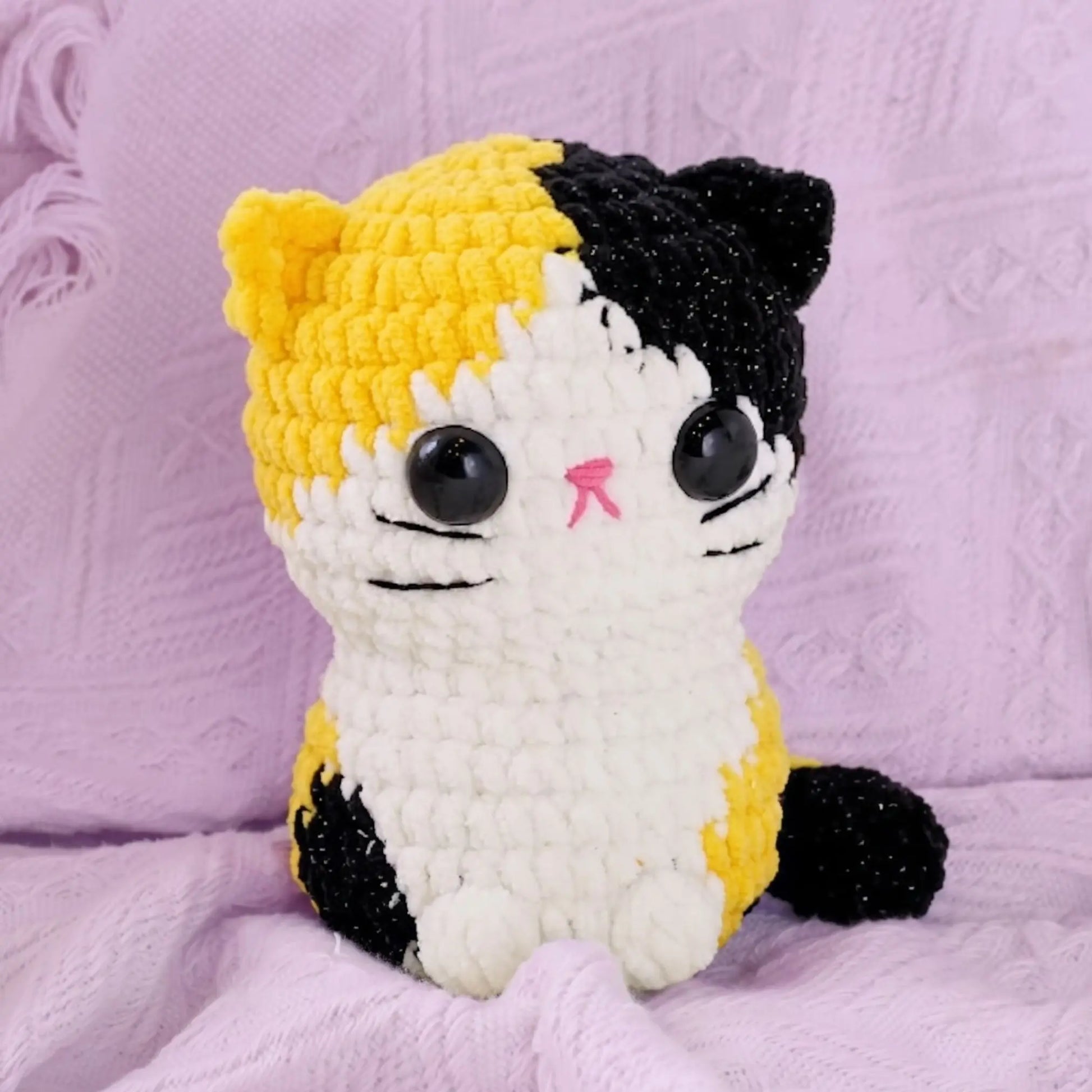 cute cat crochet pattern bundle detail by MrsCrochetWorld