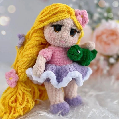 12-in-1 Princess Crochet Doll Pattern Bundle — PDF Download crochet pattern PDF by MrsCrochetWorld