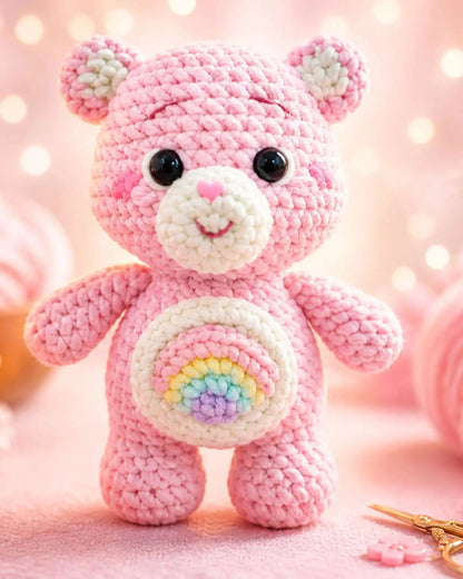 Care Bears crochet tutorial page 4 — cute plushie pattern MrsCrochetWorld