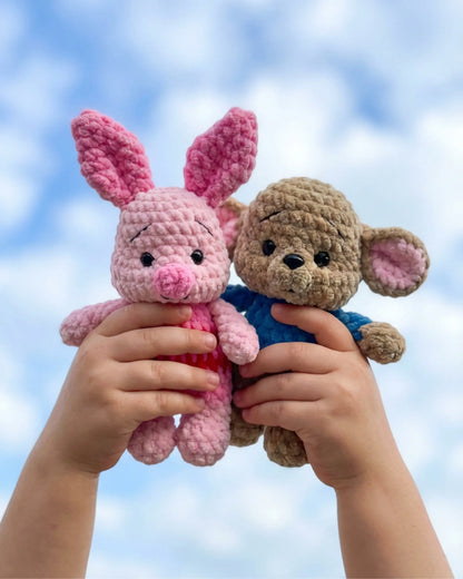 Honey Bear amigurumi crochet page 4 — storybook pattern PDF