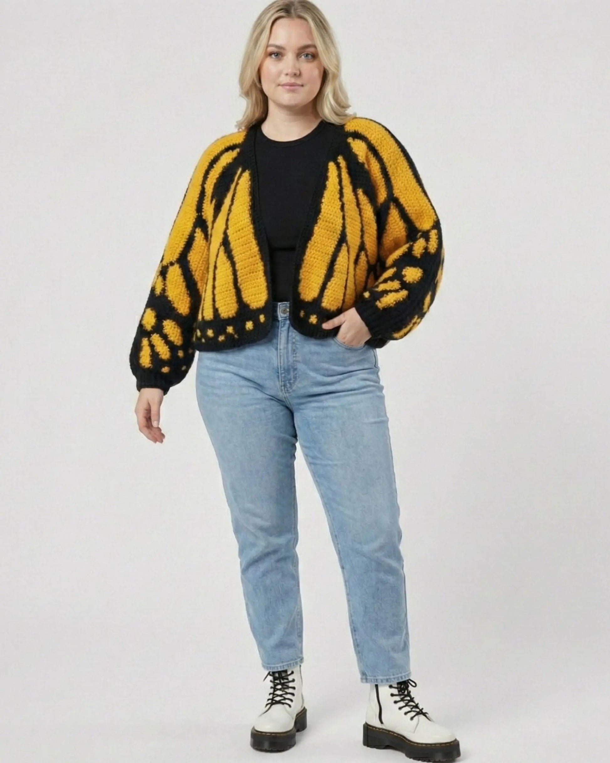 butterfly cardigan crochet pattern page 5 — step by step PDF MrsCrochetWorld