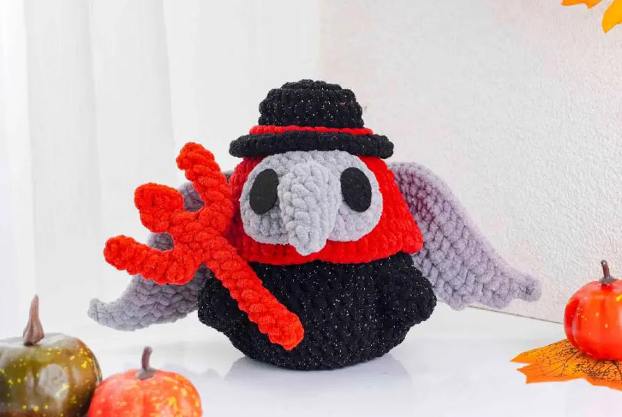 Beginner-friendly amigurumi PDF in US terms by MrsCrochetWorld