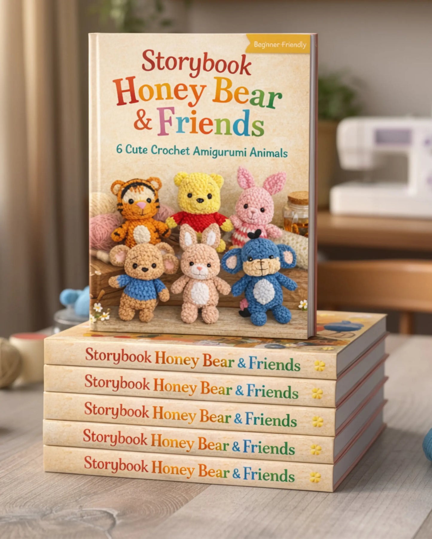 Honey Bear crochet amigurumi page 6 — storybook PDF MrsCrochetWorld