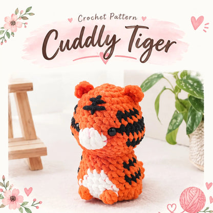 Cuddly Tiger Amigurumi Crochet Pattern - Cuddly Animals Bundle by MrsCrochetWorld