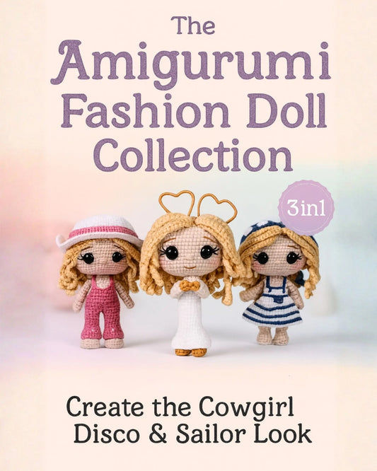 Amigurumi Fashion Doll — Crochet Pattern Book