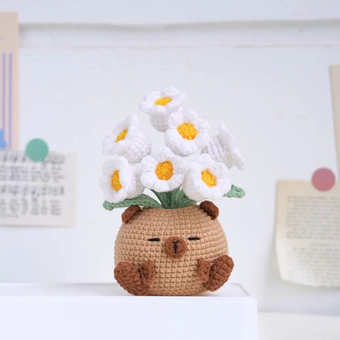 Blossom Critter Pots Crochet Pattern 3 – Flower Critter PDF by MrsCrochetWorld