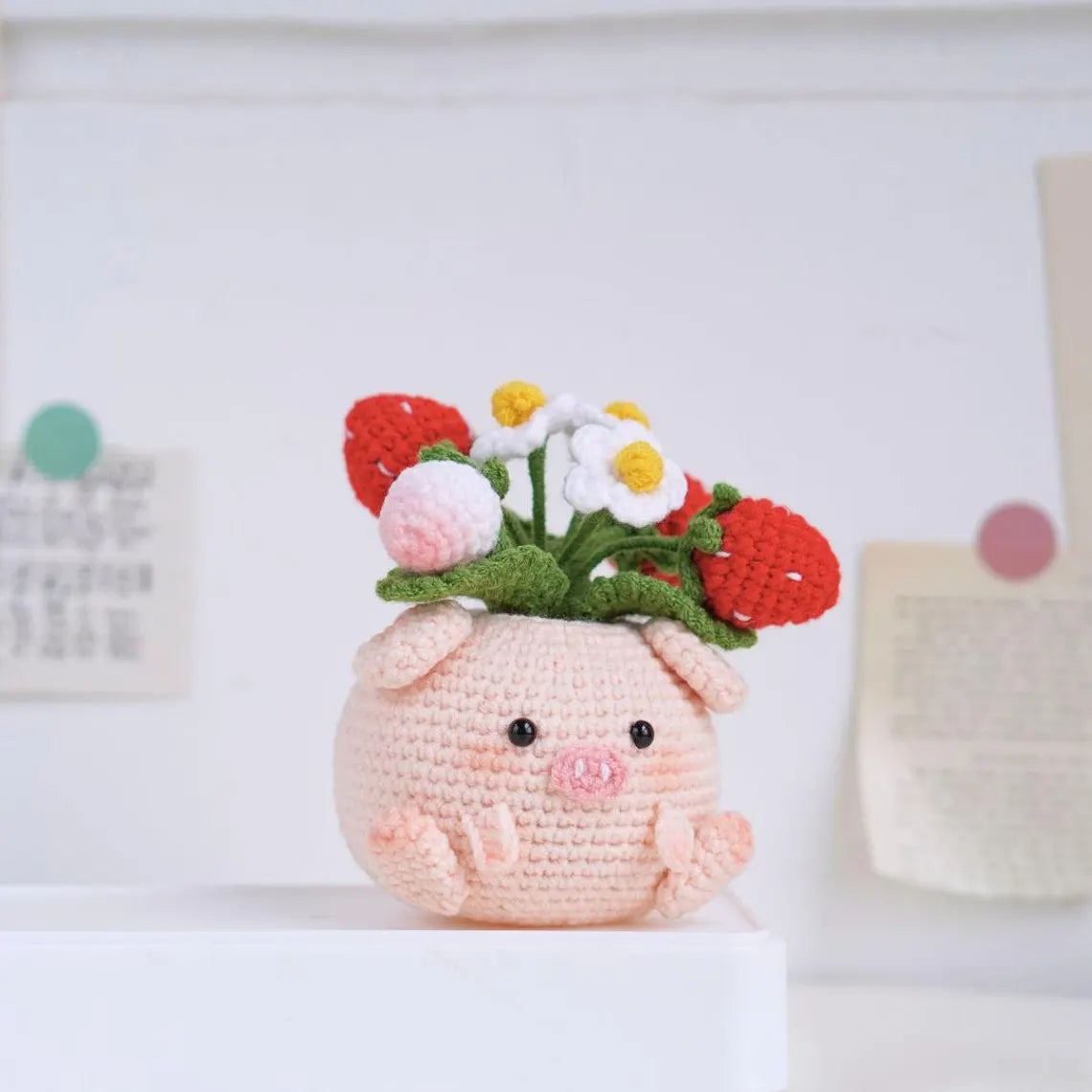 Blossom Critter Pots Crochet Pattern 5 – Digital Bundle PDF by MrsCrochetWorld