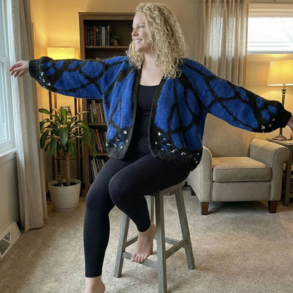 Monarch Butterfly Cardigan Crochet Pattern