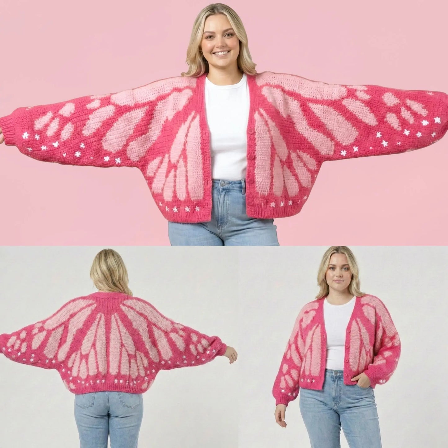 Monarch Butterfly Cardigan Crochet Pattern