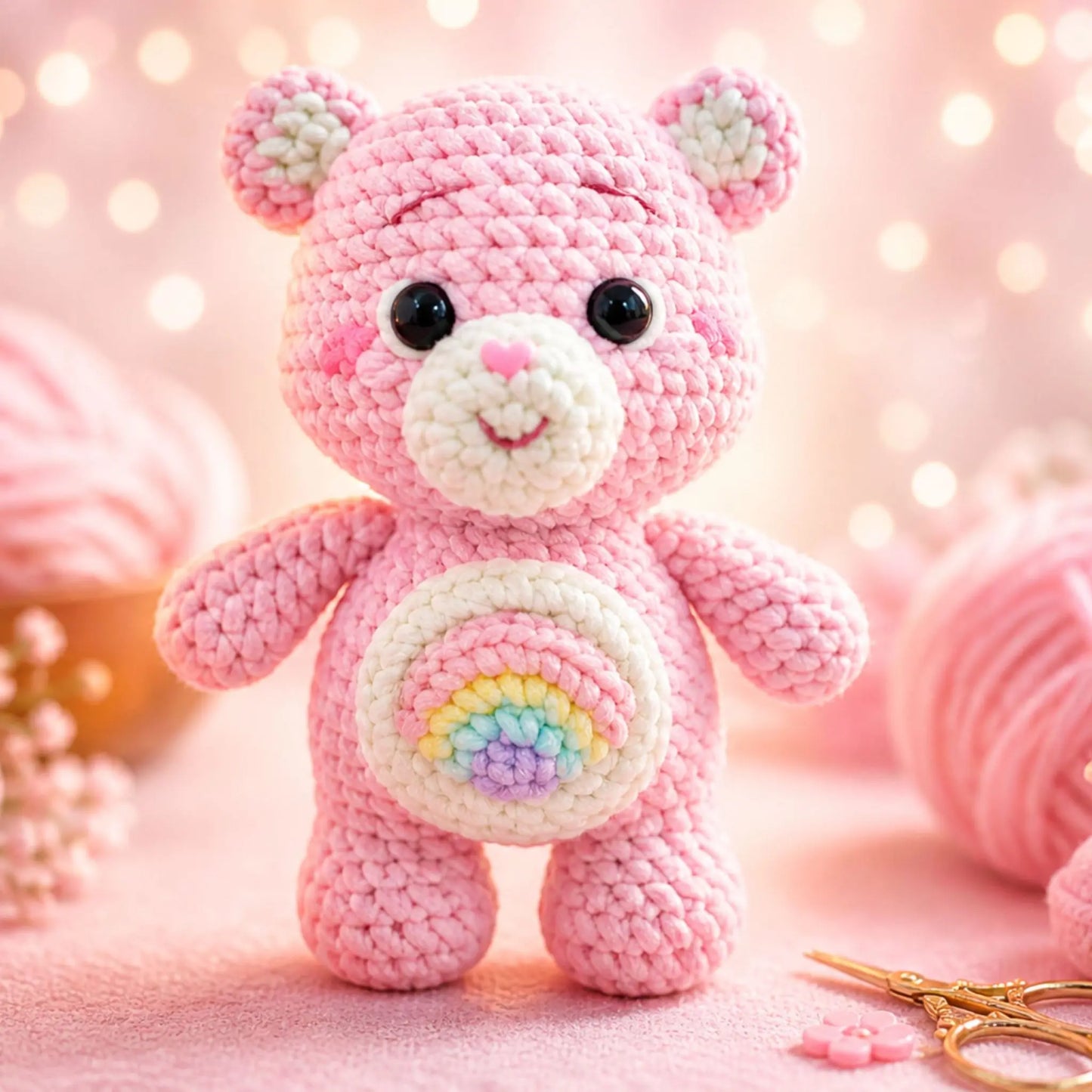 Care Bears Crochet Pattern — 4in1 Amigurumi Bundle PDF
