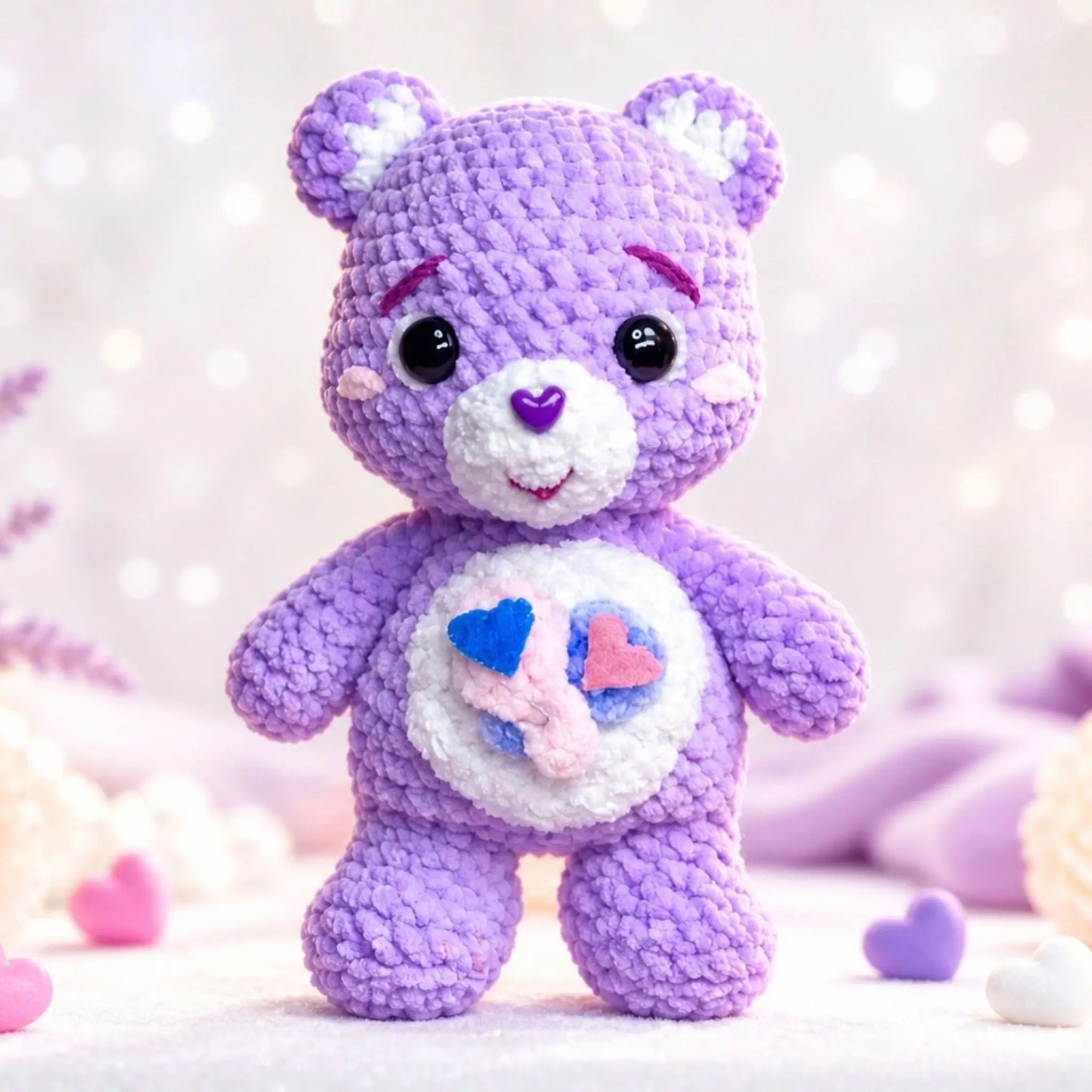 Care Bears Crochet Pattern — 4in1 Amigurumi Bundle PDF